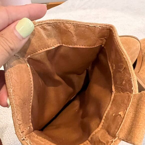 Limelight Brown Ankle Boots Floral Leather Womens 9 Block Heel Cowgirl Western - Picture 7 of 11